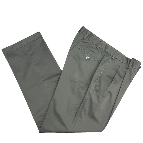 Jos. A. Bank Other - Jos A Bank Traveler's Collection Mens Pants 38Wx32L Olive Green Gray 100% Cotton